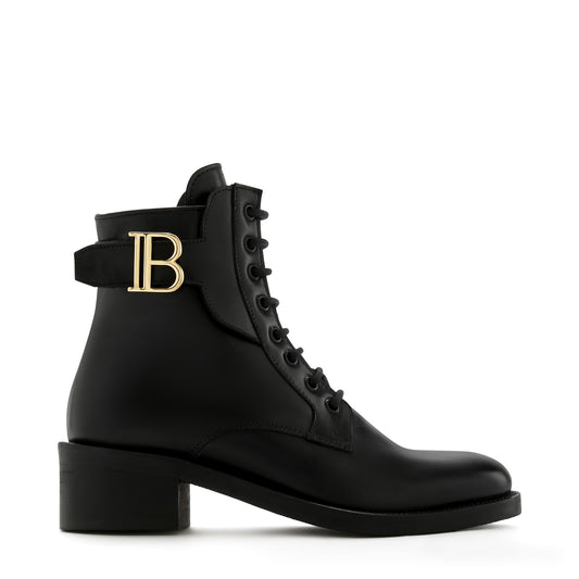 Vendôme Ellen black calfskin leather lace up boots -  - Isabel Bernard