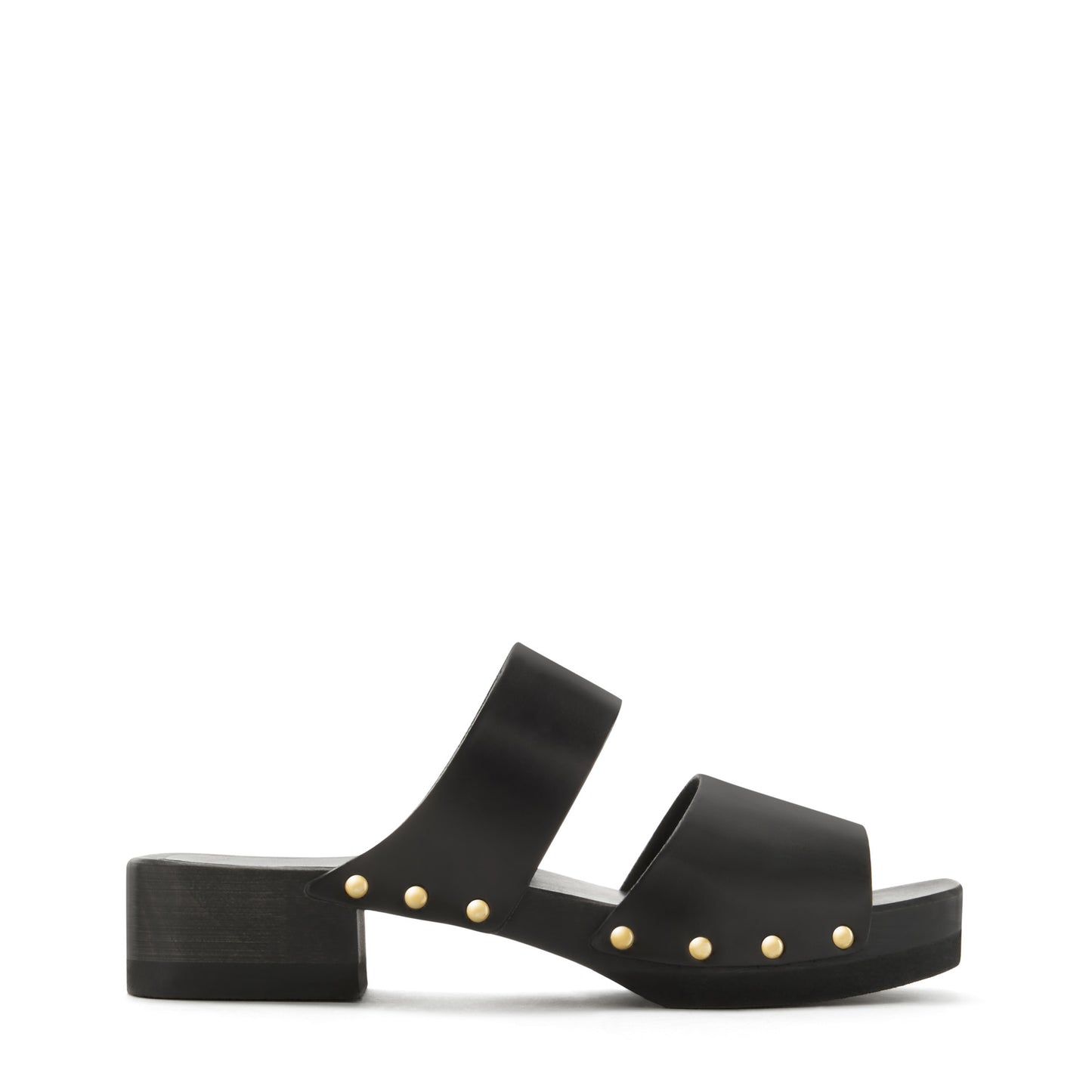 Vendôme Carmen black calfskin leather clogs -  - Isabel Bernard