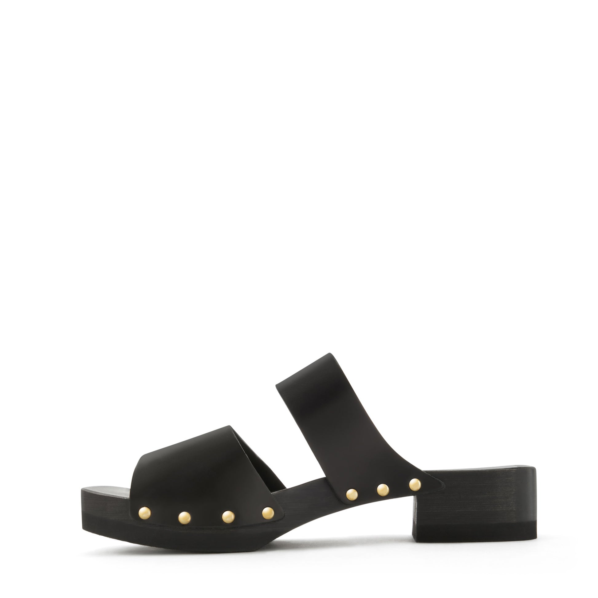 Vendôme Carmen black calfskin leather clogs -  - Isabel Bernard