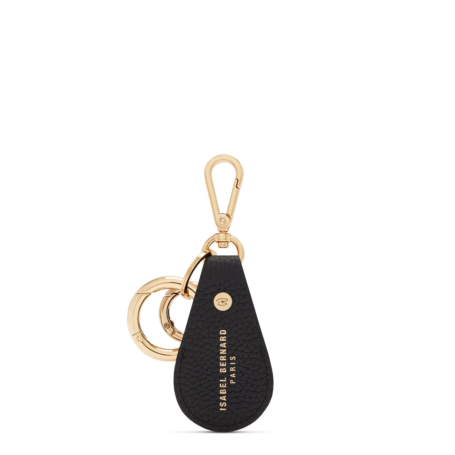 Honoré Filou black Airtag key ring - - Isabel Bernard