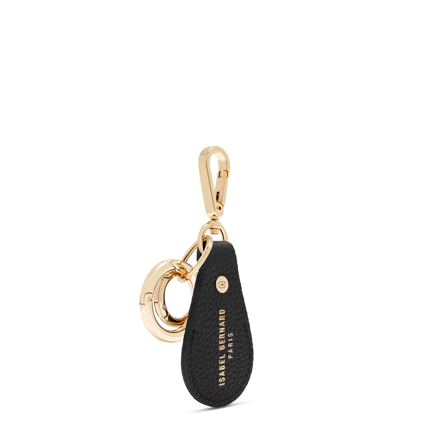 Honoré Filou black Airtag key ring - - Isabel Bernard