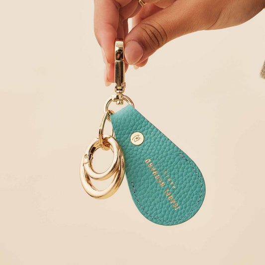 Honoré Filou blue Airtag key ring - - Isabel Bernard