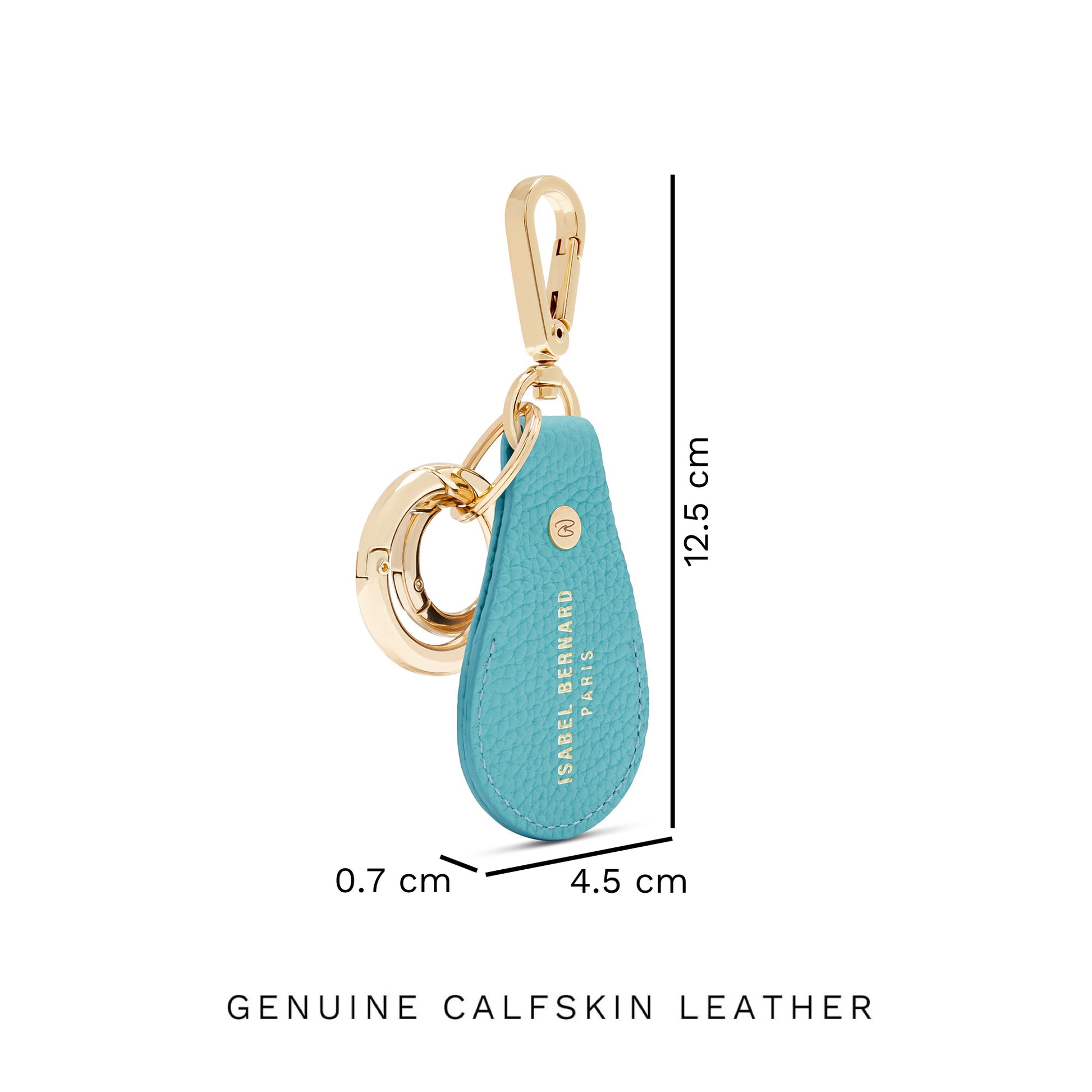 Honoré Filou blue Airtag key ring - - Isabel Bernard