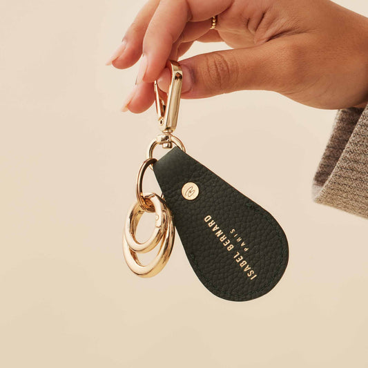 Honoré Filou green Airtag key ring - - Isabel Bernard