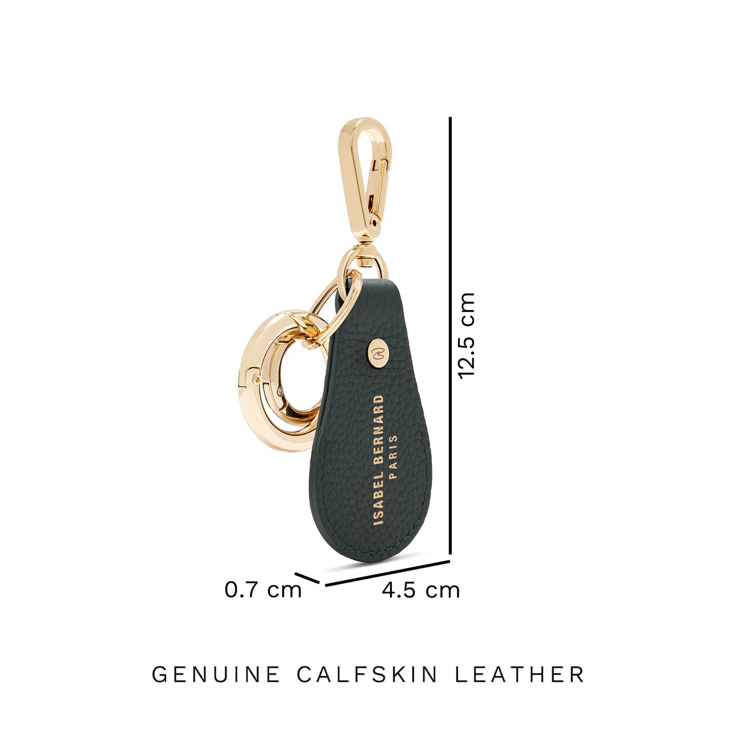 Honoré Filou green Airtag key ring - - Isabel Bernard