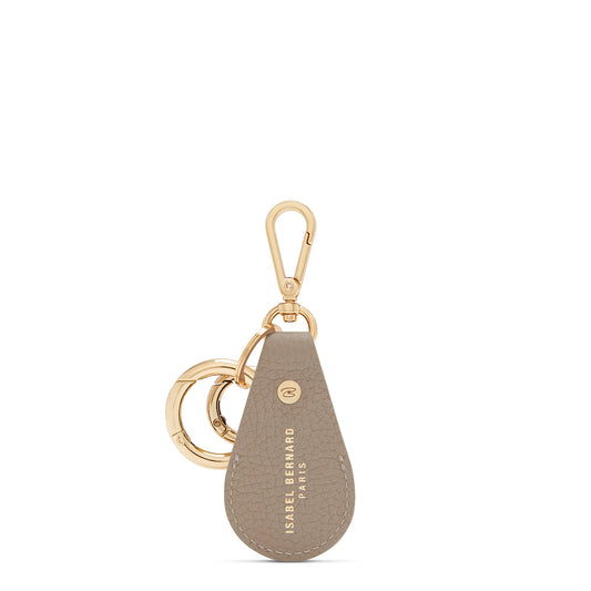 Honoré Filou taupe Airtag key ring - - Isabel Bernard
