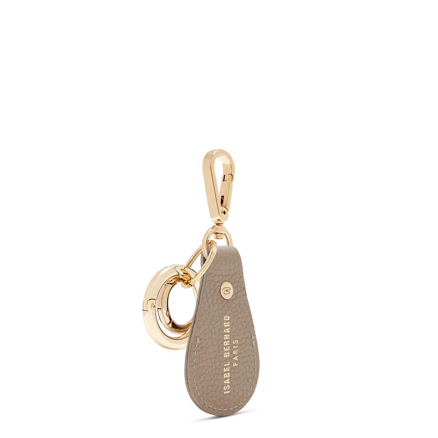 Honoré Filou taupe Airtag key ring - - Isabel Bernard