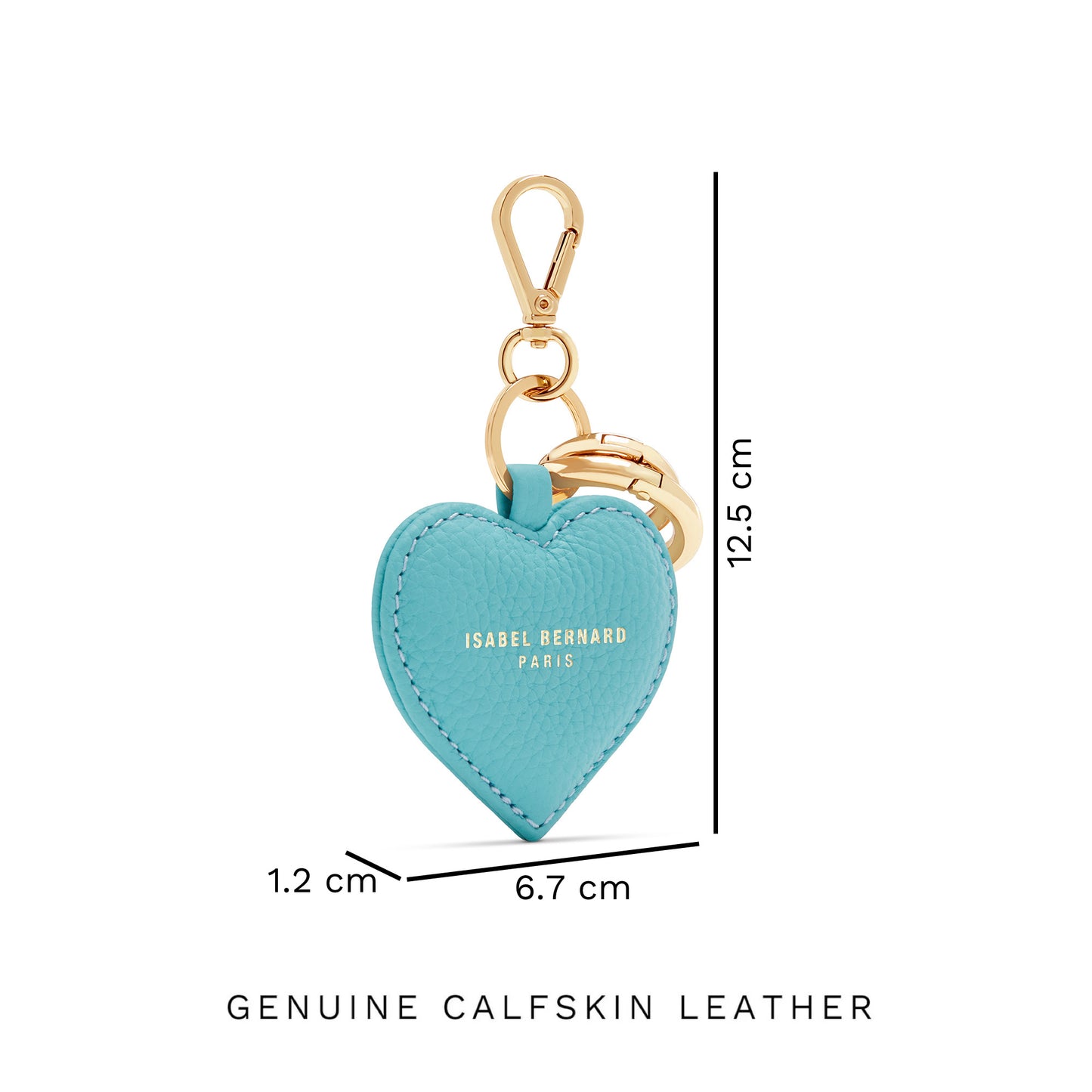 Honoré Faye blue heart key ring - - Isabel Bernard