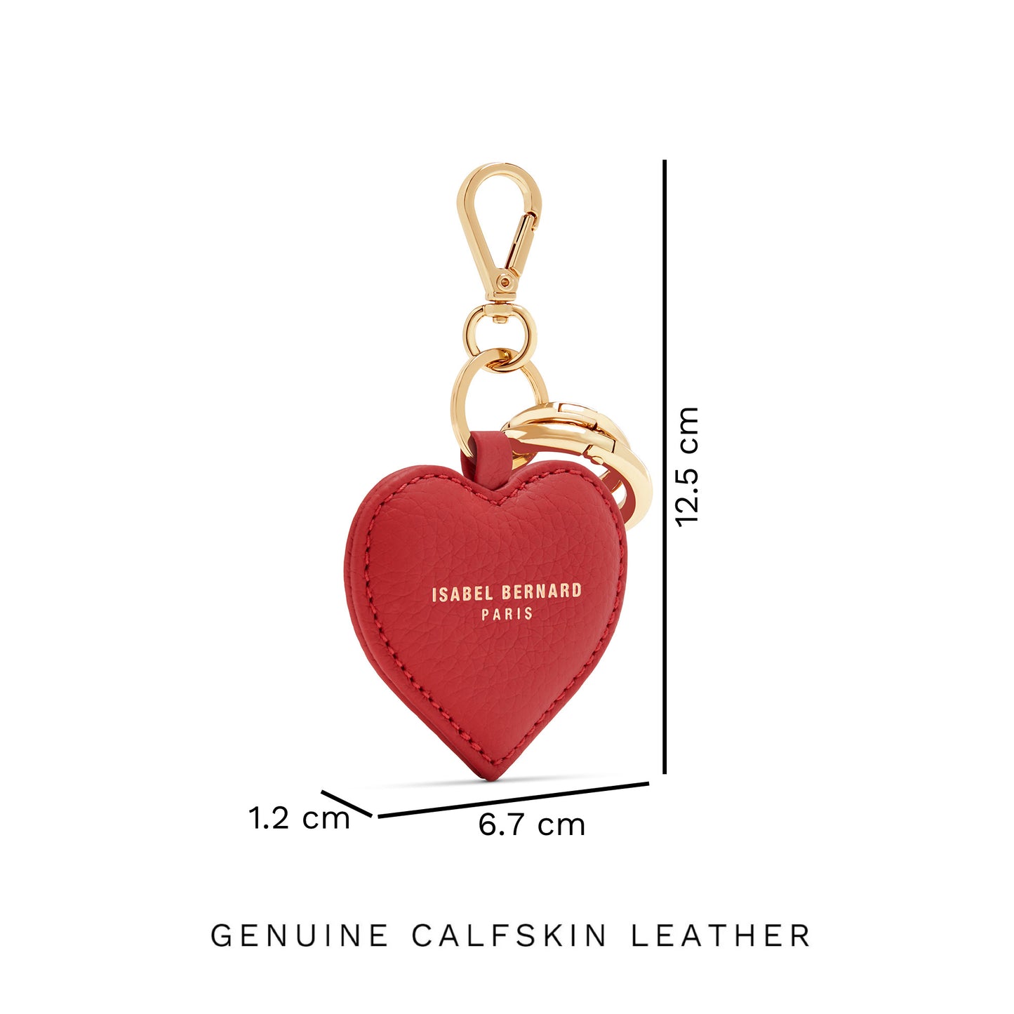 Honoré Faye red heart key ring - - Isabel Bernard