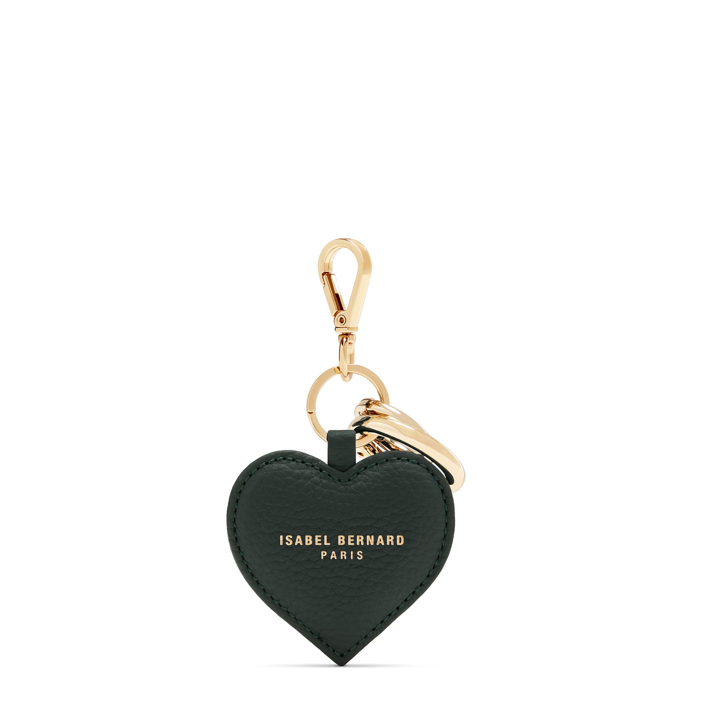 Honoré Faye green heart key ring - - Isabel Bernard