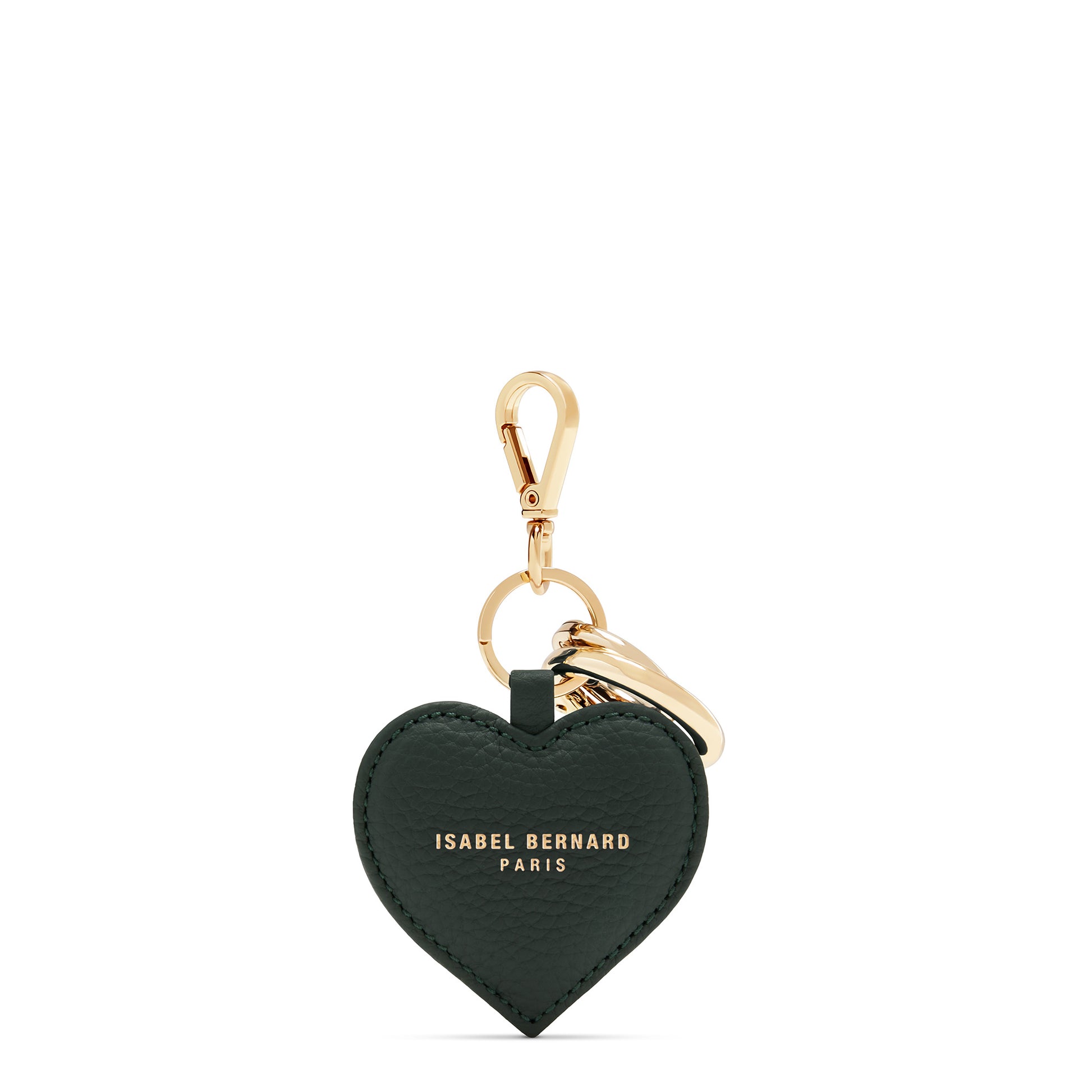 Honoré Faye green heart key ring - - Isabel Bernard