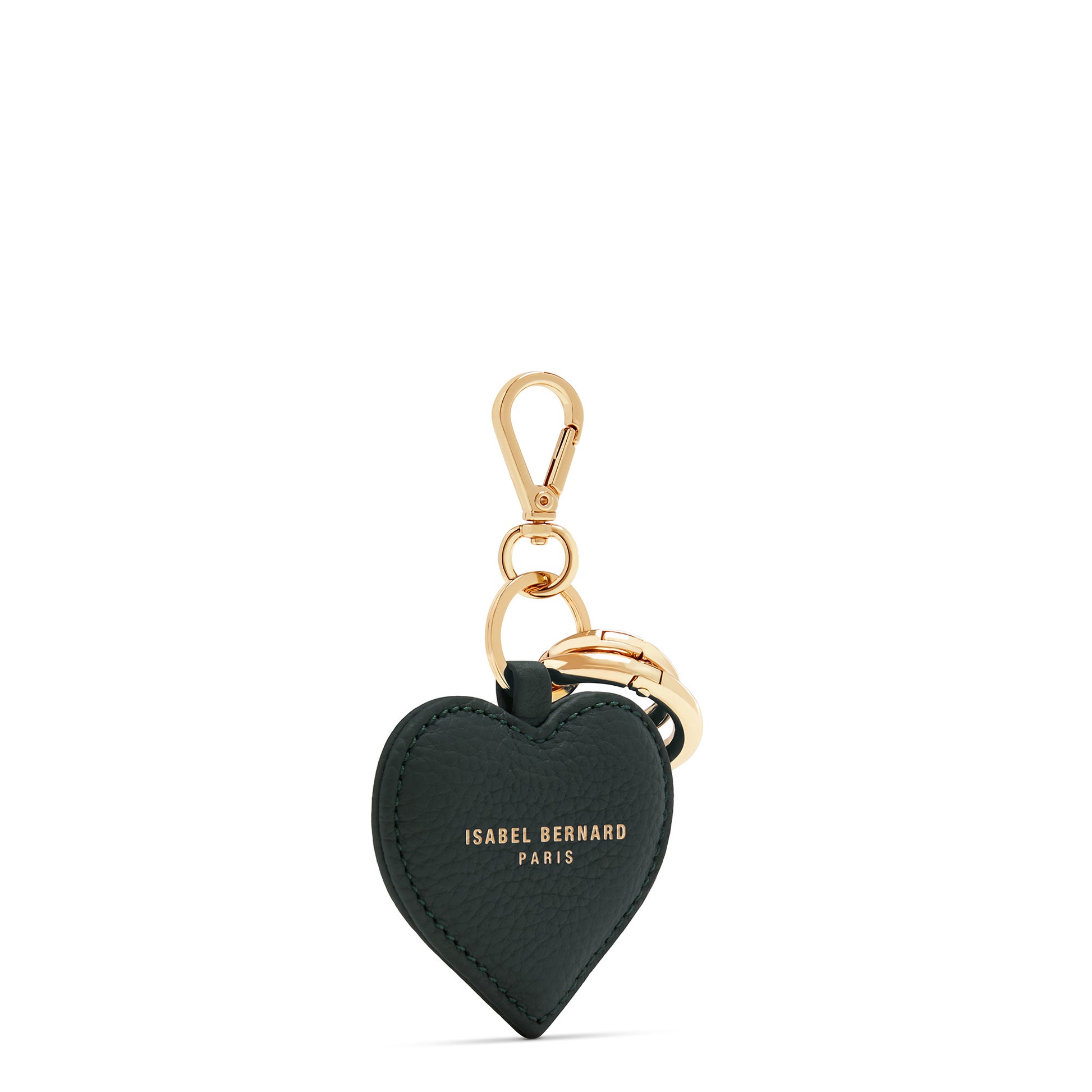 Honoré Faye green heart key ring - - Isabel Bernard
