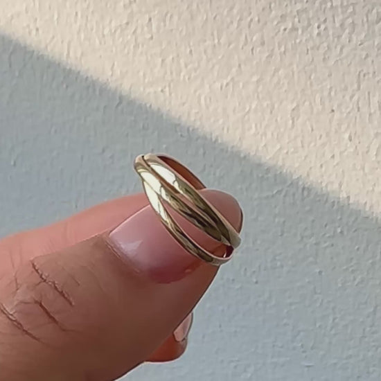 Rivoli Méline 14 karat gold trinity ring - - Isabel Bernard